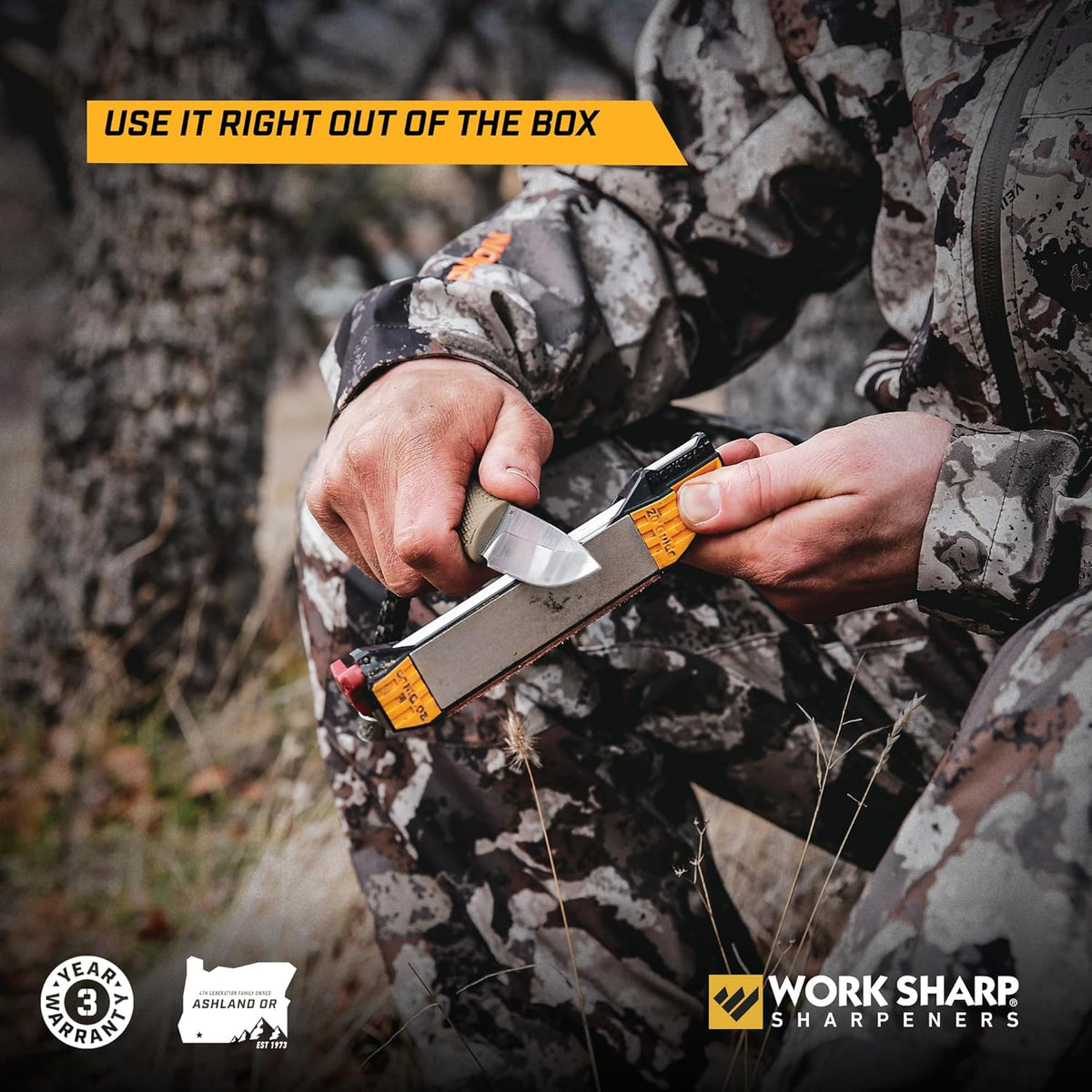 Guided Field Sharpener, Compact Travel Knife Sharpener Tool