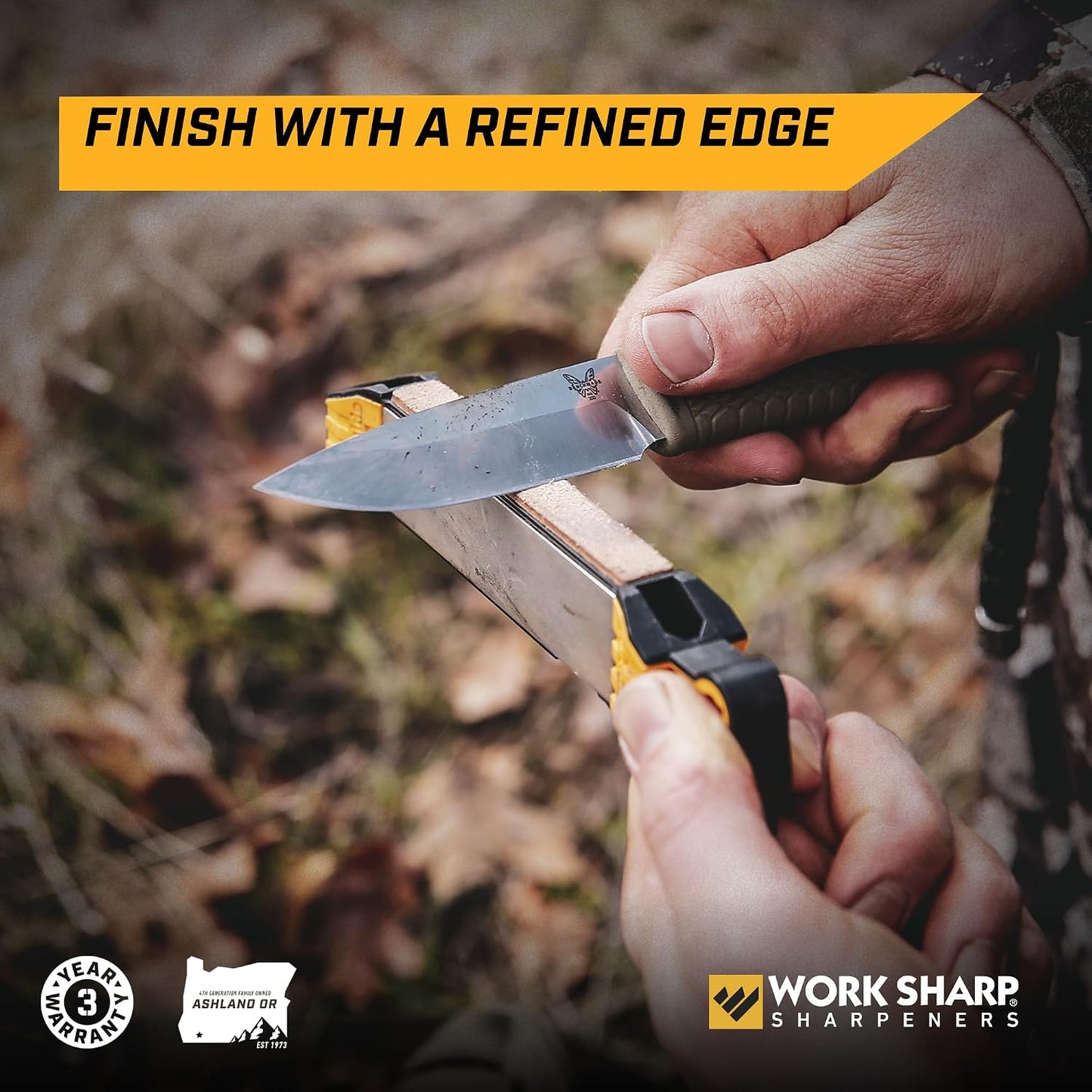 Guided Field Sharpener, Compact Travel Knife Sharpener Tool
