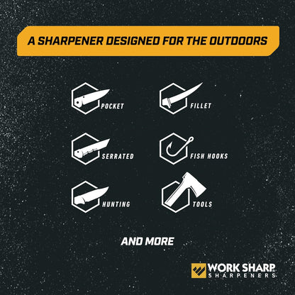 Guided Field Sharpener, Compact Travel Knife Sharpener Tool