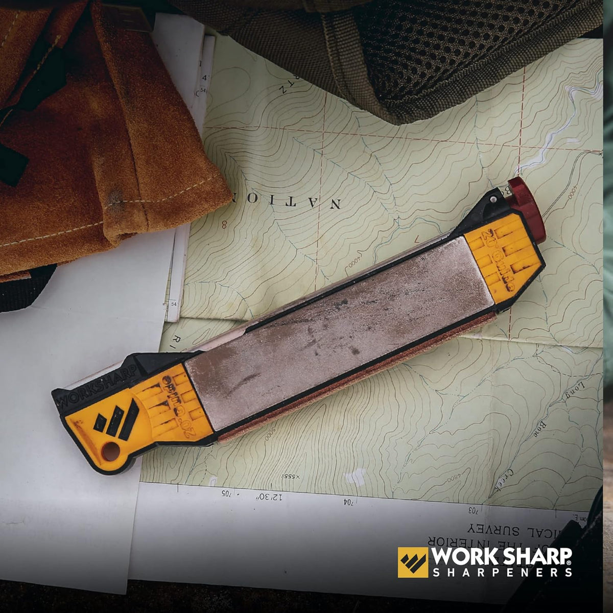 Guided Field Sharpener, Compact Travel Knife Sharpener Tool