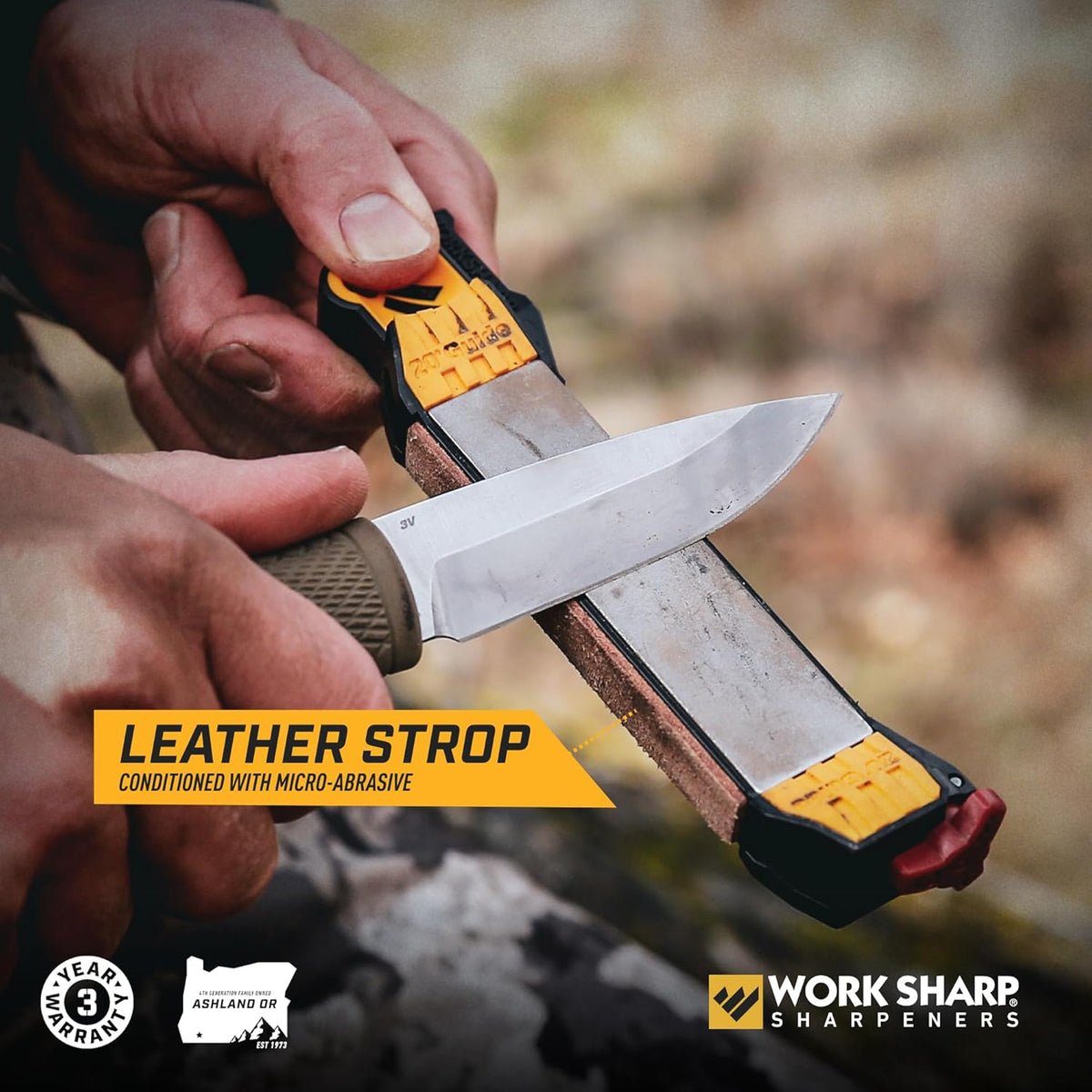Guided Field Sharpener, Compact Travel Knife Sharpener Tool
