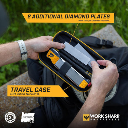 Guided Field Sharpener, Compact Travel Knife Sharpener Tool