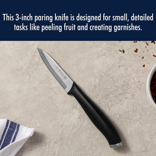 Silvercap Razor-Sharp 3-inch Paring Knife, German Engineered Informed by 100+ Years of Mastery