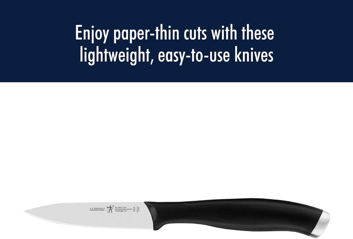 Silvercap Razor-Sharp 3-inch Paring Knife, German Engineered Informed by 100+ Years of Mastery
