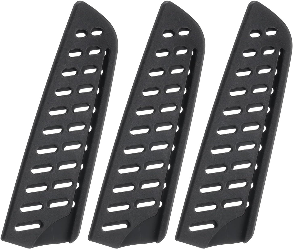 6 Pcs Knife Cover Sleeves, 5.3" x 1" PP Knives Edge Guard Blade Protector Universal Knife Sheath for Home Kitchen, Black