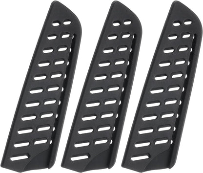 6 Pcs Knife Cover Sleeves, 5.3" x 1" PP Knives Edge Guard Blade Protector Universal Knife Sheath for Home Kitchen, Black