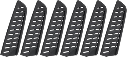 6 Pcs Knife Cover Sleeves, 5.3" x 1" PP Knives Edge Guard Blade Protector Universal Knife Sheath for Home Kitchen, Black
