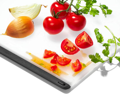 Good Grips 2-Piece Cutting Board Set, Cutting Boards for Kitchen Prep, Non-Porous Double-Sided Design, Dishwasher-Safe, Durable Kitchen Essentials