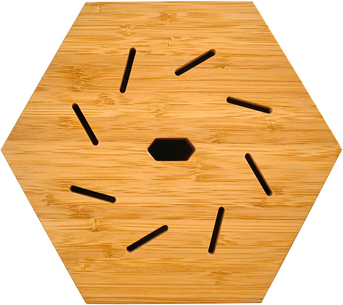 360KnifeBlock® MAX (walnut) ROTATING Magnetic Knife Block | 12" tall with an array of top slots SeriousEats/Food&Wine/ATK BEST Universal Knife Block - handmade in Washington