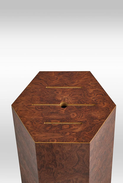 360KnifeBlock® MAX (walnut) ROTATING Magnetic Knife Block | 12" tall with an array of top slots SeriousEats/Food&Wine/ATK BEST Universal Knife Block - handmade in Washington
