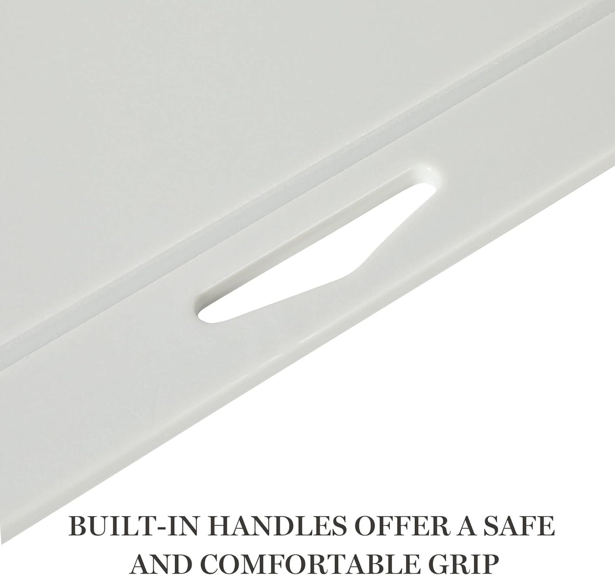 Bpa Free Plastic Cutting Board 2pc Set (16" x 12" and 12" x 8") - Grey - Dishwasher Safe