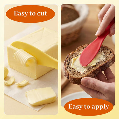 60 Pcs Plastic Butter Spreader, 7 x 1.4 Inch Butter Knife Set, Multi Purpose Spreader for Cheese, Cream, Jam, Sandwich, 6 Colors, PP Plastic, Dishwasher Safe