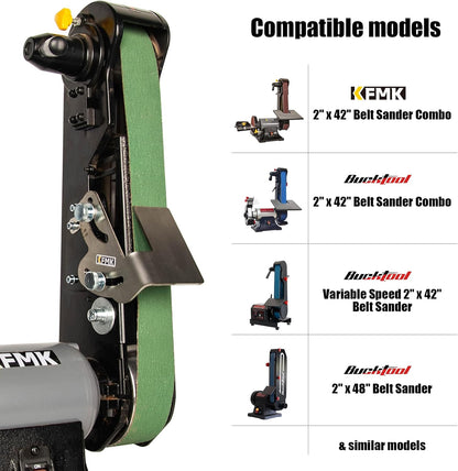 Knife Sharpening Angle Guide for 1 x 30 inch Belt sander, Edge Leading & Trailing, 10-45 Degree Angle Guide, KSAG1