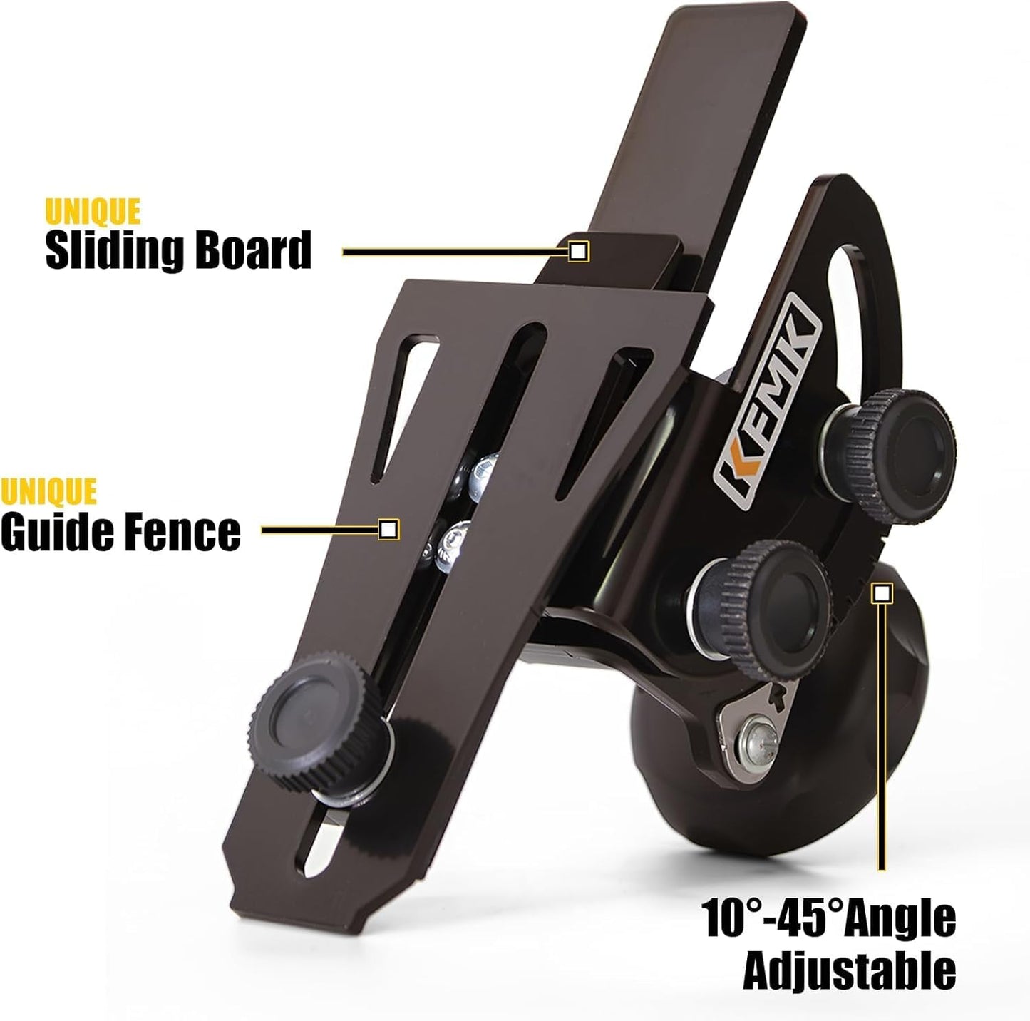 Knife Sharpening Angle Guide for 1 x 30 inch Belt sander, Edge Leading & Trailing, 10-45 Degree Angle Guide, KSAG1