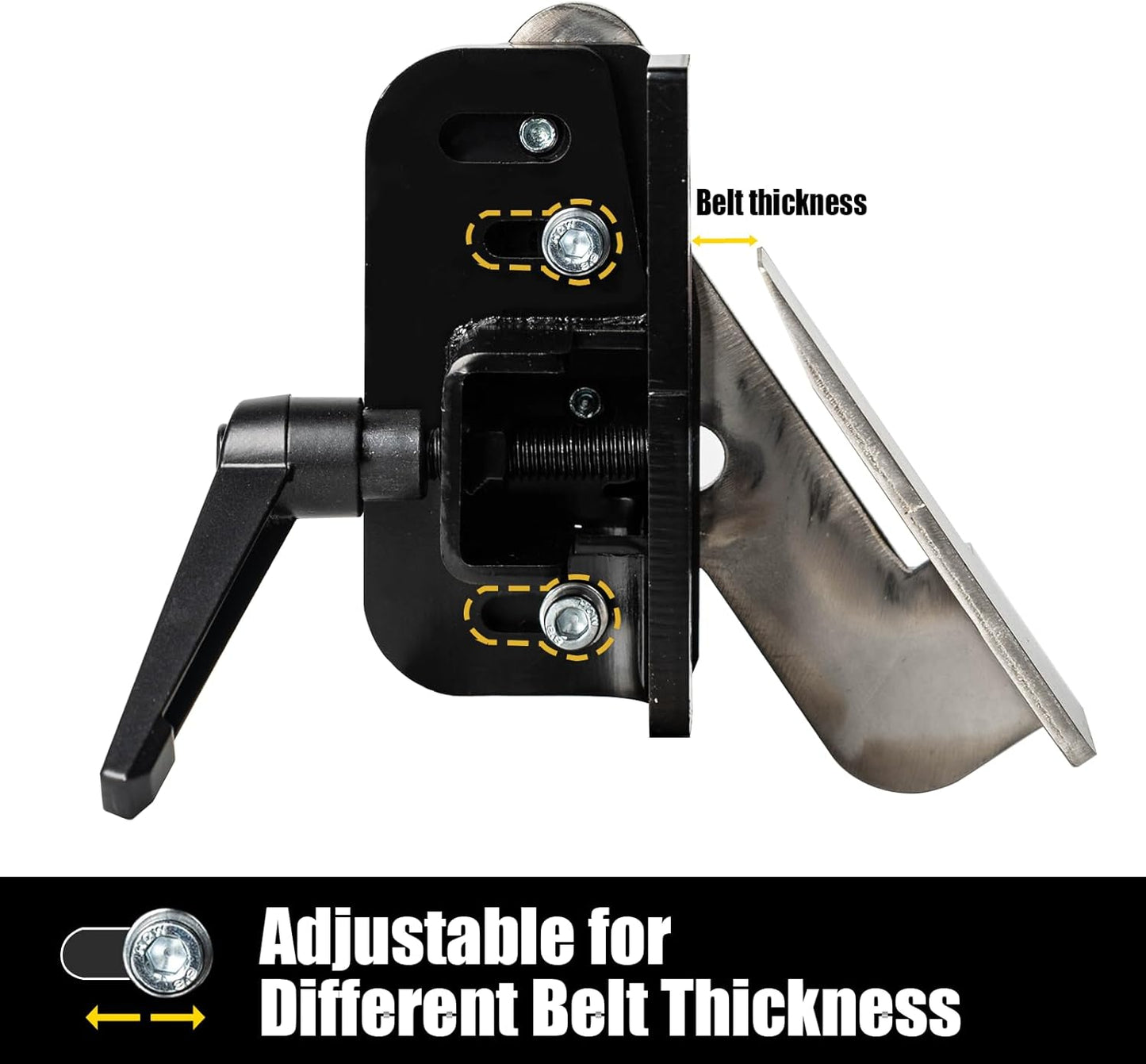 Knife Sharpening Angle Guide for 1 x 30 inch Belt sander, Edge Leading & Trailing, 10-45 Degree Angle Guide, KSAG1