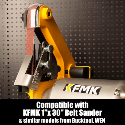 Knife Sharpening Angle Guide for 1 x 30 inch Belt sander, Edge Leading & Trailing, 10-45 Degree Angle Guide, KSAG1