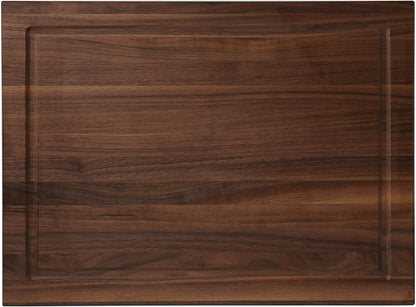 Solid Cherry Wood Cutting Board for Kitchen, USA Grown Hardwood, 16 x 12, with Invisible Inner Handle, Prefinished with Food-Grade Oil, Suitable for Kitchen Edge Grain, 1" Thick