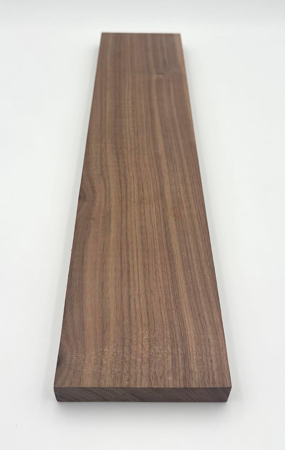 Walnut Hardwood Board 4" x 0.75" x 12" – Premium S4S Surfaced Four Sides – Craft Wood for DIY, Woodworking, Turning, Carving, CNC, Small Projects – Clear, Straight-Grain Eastern Walnut