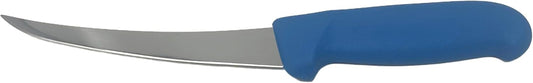 Blue Boning Knife - 6.5 in. Blade - Curved, Stiff - Blue Fibrox Handle