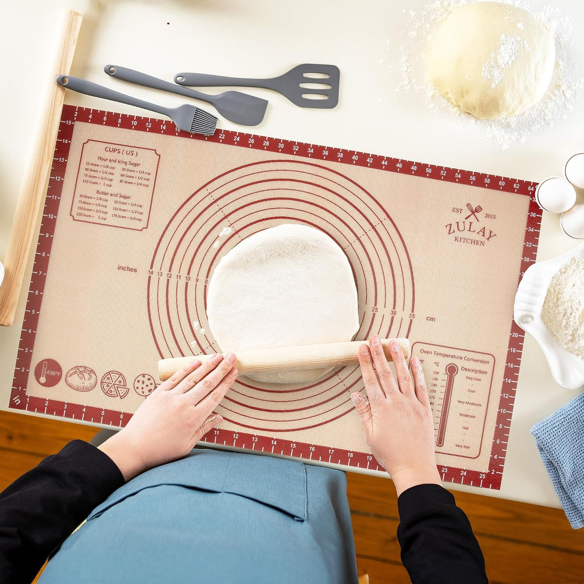 Silicone Baking Mat Sheet Set - Reusable Baking Mat Nonstick - Half Sheet Baking Mat For Oven (Black, 1 Pack)