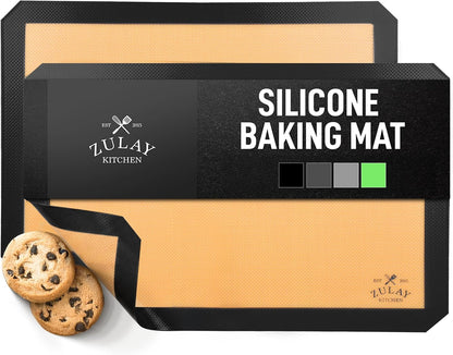 Silicone Baking Mat Sheet Set - Reusable Baking Mat Nonstick - Half Sheet Baking Mat For Oven (Black, 1 Pack)
