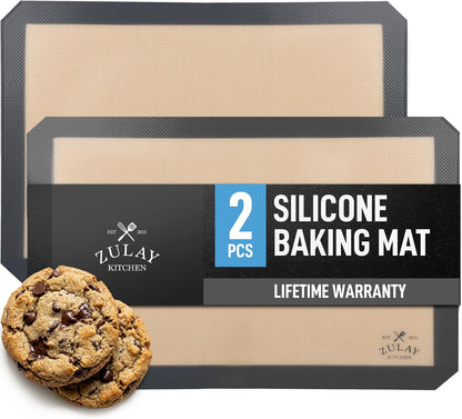 Silicone Baking Mat Sheet Set - Reusable Baking Mat Nonstick - Half Sheet Baking Mat For Oven (Black, 1 Pack)