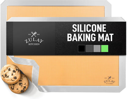 Silicone Baking Mat Sheet Set - Reusable Baking Mat Nonstick - Half Sheet Baking Mat For Oven (Black, 1 Pack)