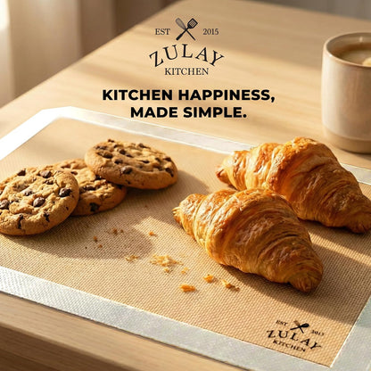 Silicone Baking Mat Sheet Set - Reusable Baking Mat Nonstick - Half Sheet Baking Mat For Oven (Black, 1 Pack)