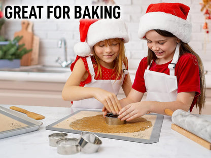 Silicone Baking Mat Sheet Set - Reusable Baking Mat Nonstick - Half Sheet Baking Mat For Oven (Black, 1 Pack)