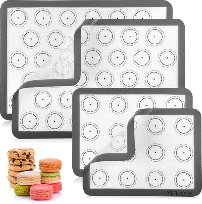 Silicone Baking Mat Sheet Set - Reusable Baking Mat Nonstick - Half Sheet Baking Mat For Oven (Black, 1 Pack)