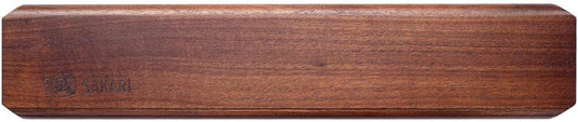 16-Inch Acacia Magnetic Knife Holder | Wall-mounted acacia magnetic strip for chef knives, kitchen shears, pizza cutters and metal tools