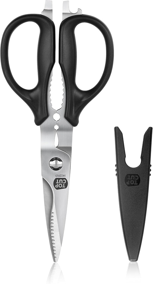 Top Cut 1022513 Heavy Duty Kitchen Shears and Multi Purpose Scissors, 9-Inch