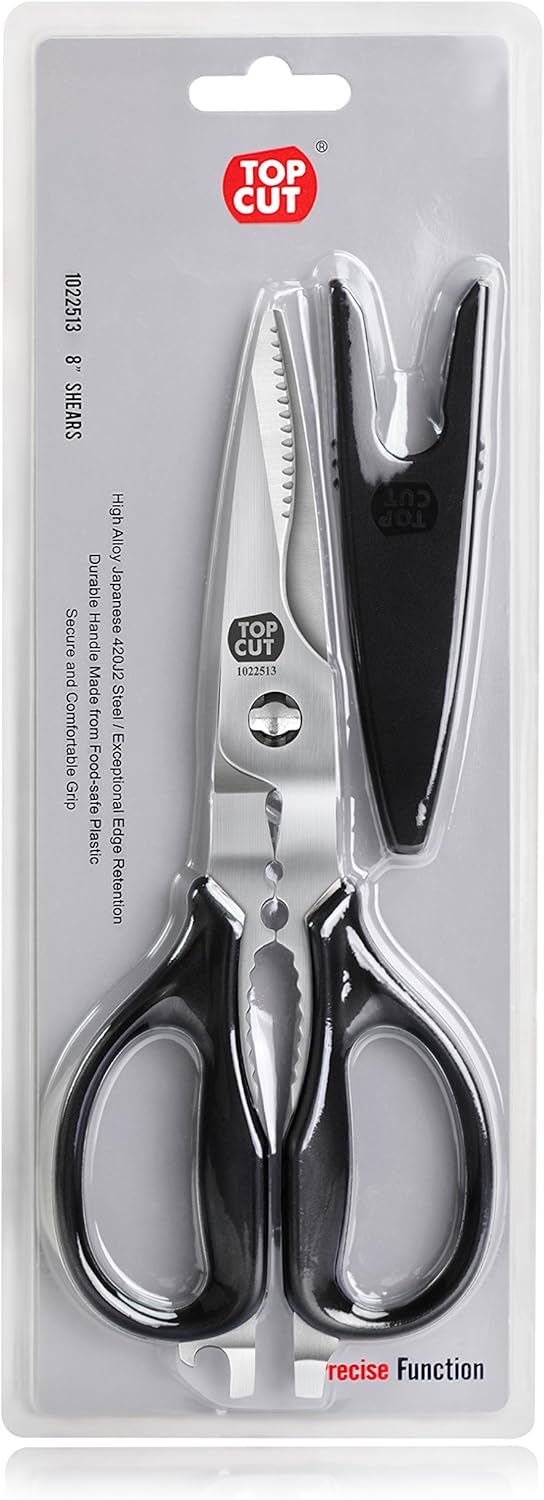 Top Cut 1022513 Heavy Duty Kitchen Shears and Multi Purpose Scissors, 9-Inch