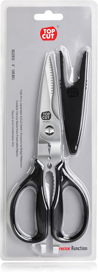 Top Cut 1022513 Heavy Duty Kitchen Shears and Multi Purpose Scissors, 9-Inch