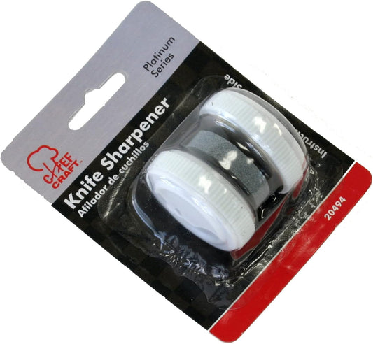 20494 Knife Sharpener, White, 1.75"