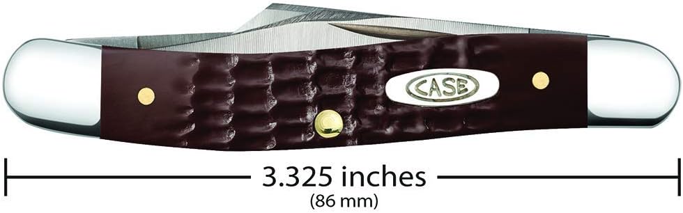 Case XX WR Folding Pocket Knife 3 Blade Stockman 3 7/8 Inches Closed (Amber Bone)