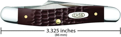 Case XX WR Folding Pocket Knife 3 Blade Stockman 3 7/8 Inches Closed (Amber Bone)