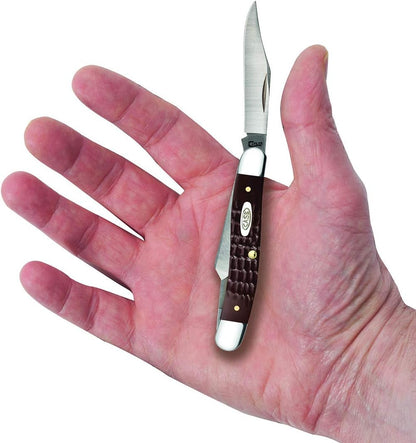 Case XX WR Folding Pocket Knife 3 Blade Stockman 3 7/8 Inches Closed (Amber Bone)