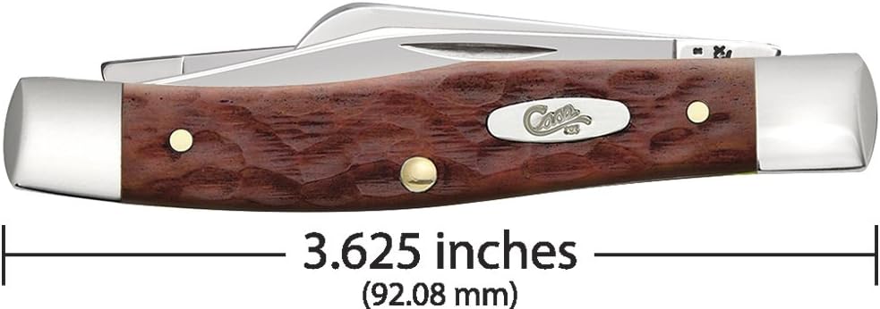 Case XX WR Folding Pocket Knife 3 Blade Stockman 3 7/8 Inches Closed (Amber Bone)