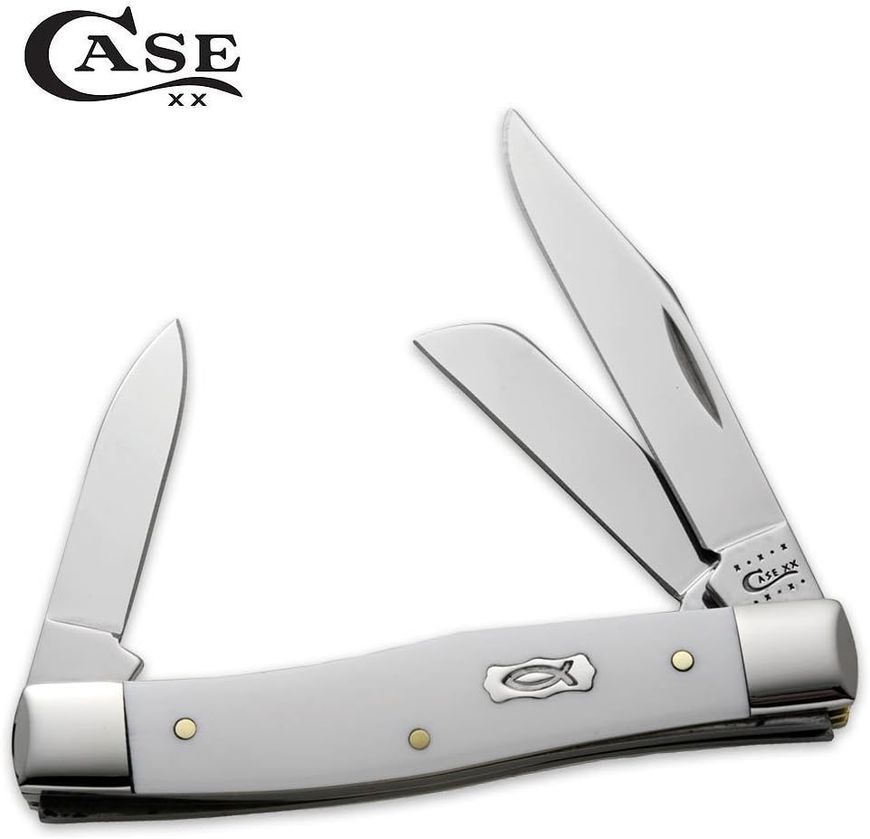 Case XX WR Folding Pocket Knife 3 Blade Stockman 3 7/8 Inches Closed (Amber Bone)