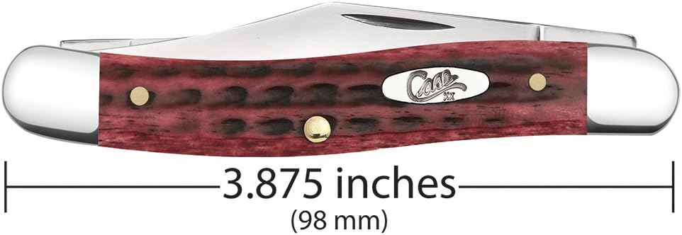 Case XX WR Folding Pocket Knife 3 Blade Stockman 3 7/8 Inches Closed (Amber Bone)