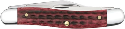 Case XX WR Folding Pocket Knife 3 Blade Stockman 3 7/8 Inches Closed (Amber Bone)