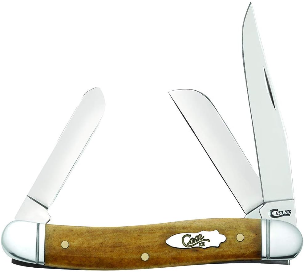 Case XX WR Folding Pocket Knife 3 Blade Stockman 3 7/8 Inches Closed (Amber Bone)