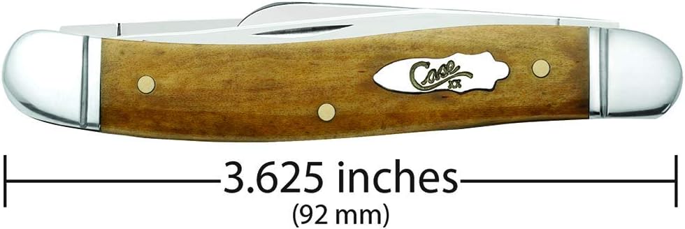Case XX WR Folding Pocket Knife 3 Blade Stockman 3 7/8 Inches Closed (Amber Bone)