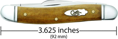 Case XX WR Folding Pocket Knife 3 Blade Stockman 3 7/8 Inches Closed (Amber Bone)