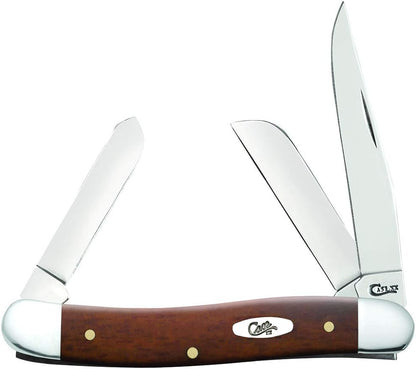 Case XX WR Folding Pocket Knife 3 Blade Stockman 3 7/8 Inches Closed (Amber Bone)