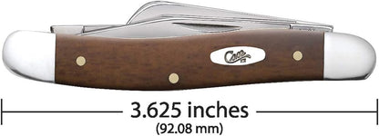 Case XX WR Folding Pocket Knife 3 Blade Stockman 3 7/8 Inches Closed (Amber Bone)