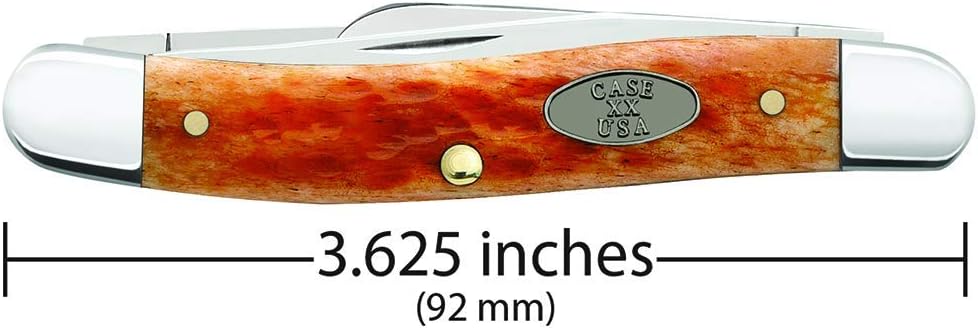 Case XX WR Folding Pocket Knife 3 Blade Stockman 3 7/8 Inches Closed (Amber Bone)
