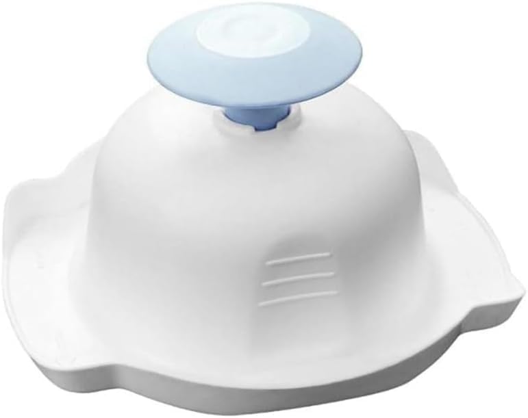 Blue Food Safety Holder for Mandolin or Grater, Finger Anti-Cut Protectors for Mandoline Slicer, Food Slicer Cutter Finger Guard