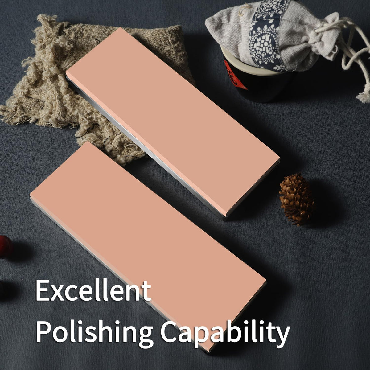Diamond Whetstone Knife Sharpening Stone #1000, Premium Hard Metal Grinder for Knives, Chisels and Tools, Fast Cutting, Low Wear, Ideal for S90V, M390, with Non-Slip Base